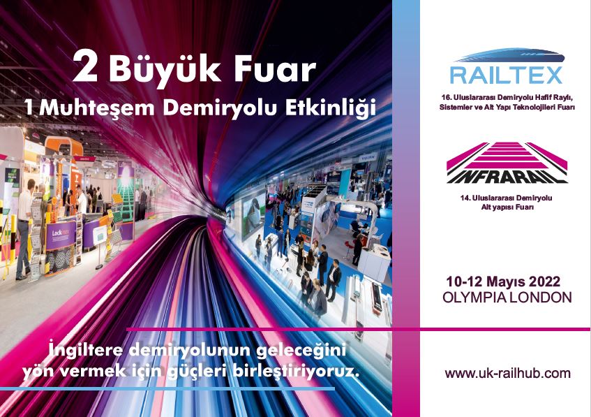 %100 Yakın Devlet Desteği ile 16.RAILTEX & 14.INFRARAIL Fuarına Katılım