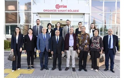 ENDONEZYA BÜYÜKELÇİSİNİ OSTİM'DE AĞIRLADIK