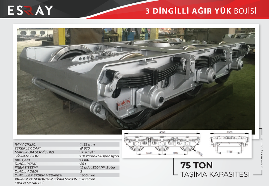 3 Dingilli Ağır Yük Bojisi