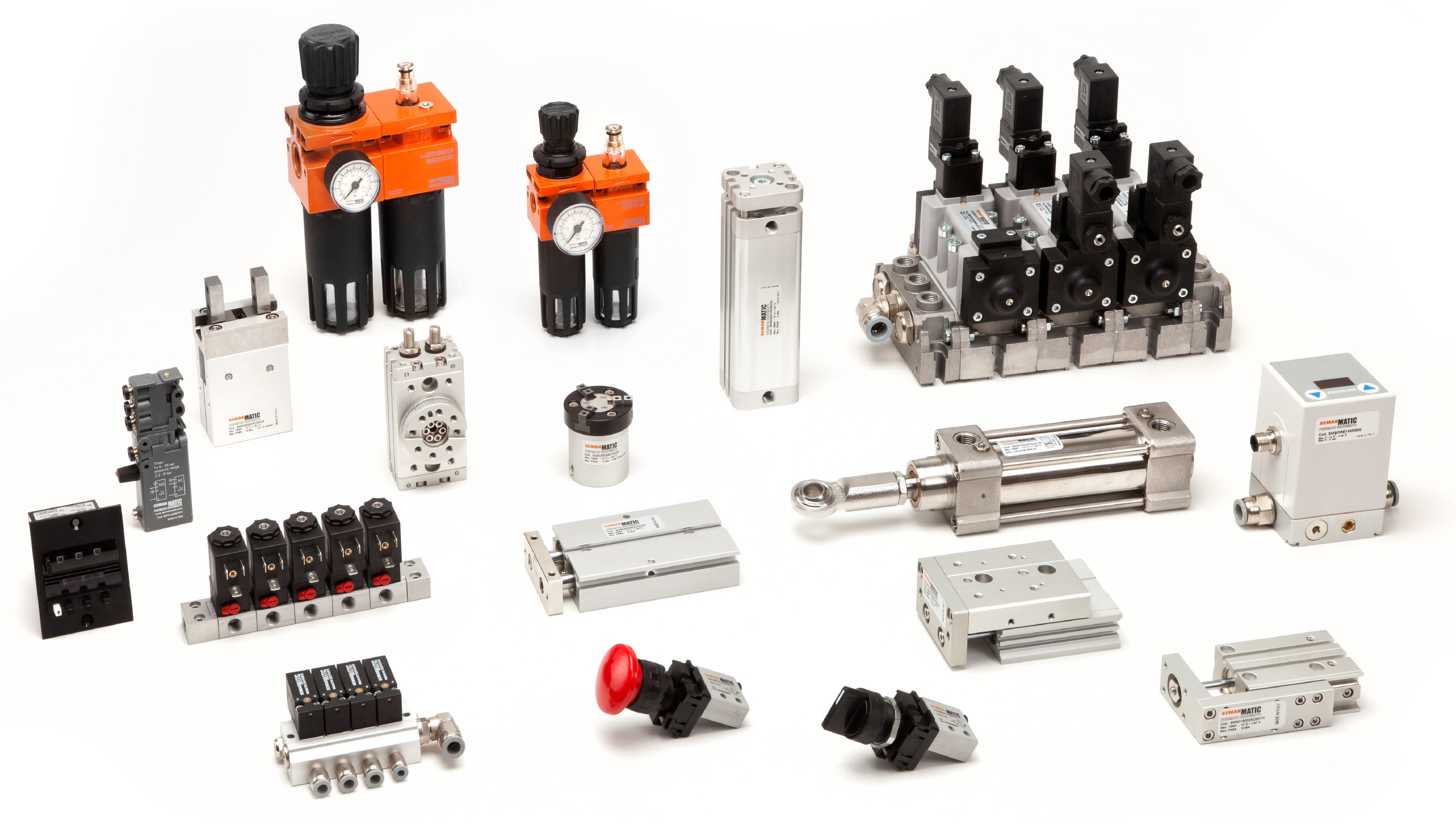 Pnömatik Piston ve Mikro Valf Grupları