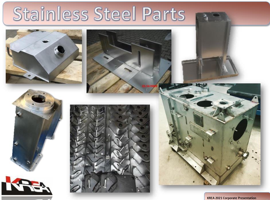 Paslanmaz Çelik Parçalar