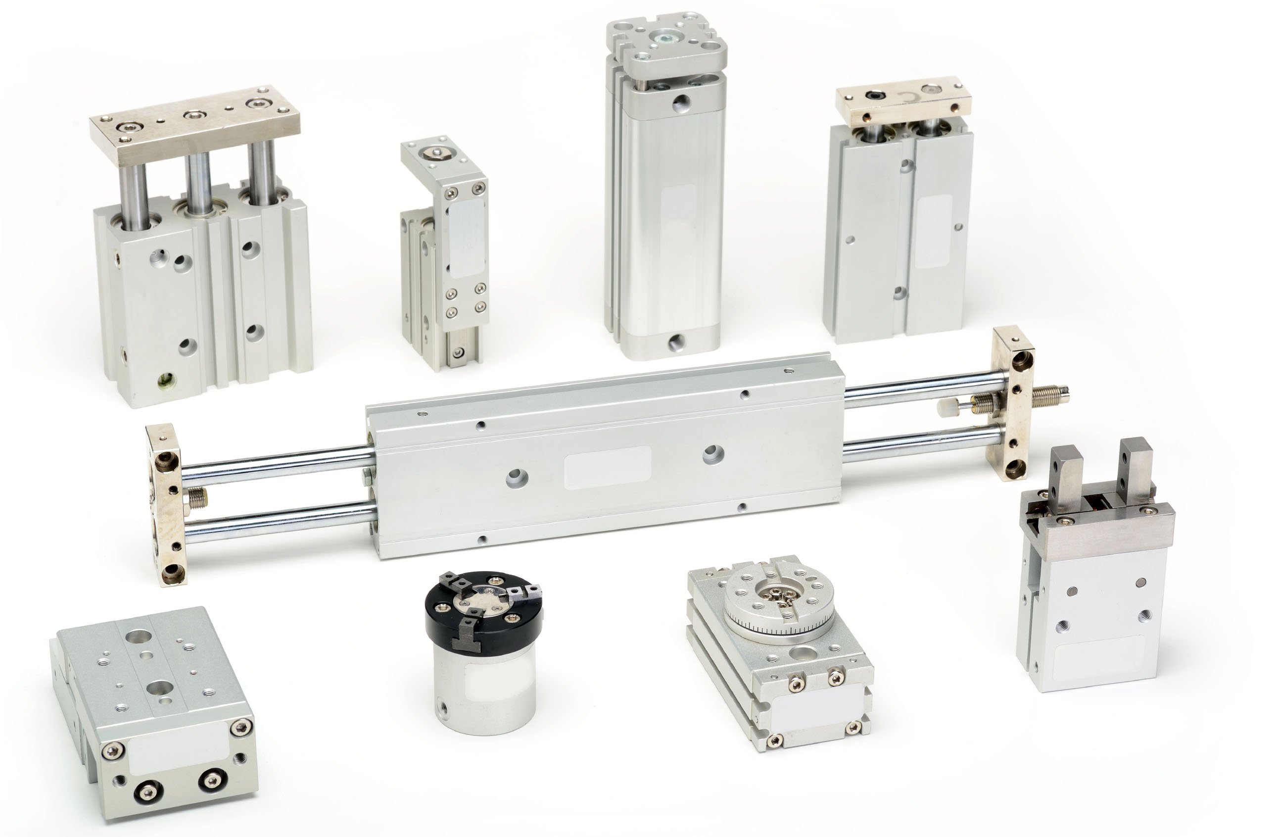 Pnömatik Piston ve Gripper Tutucu Grubu