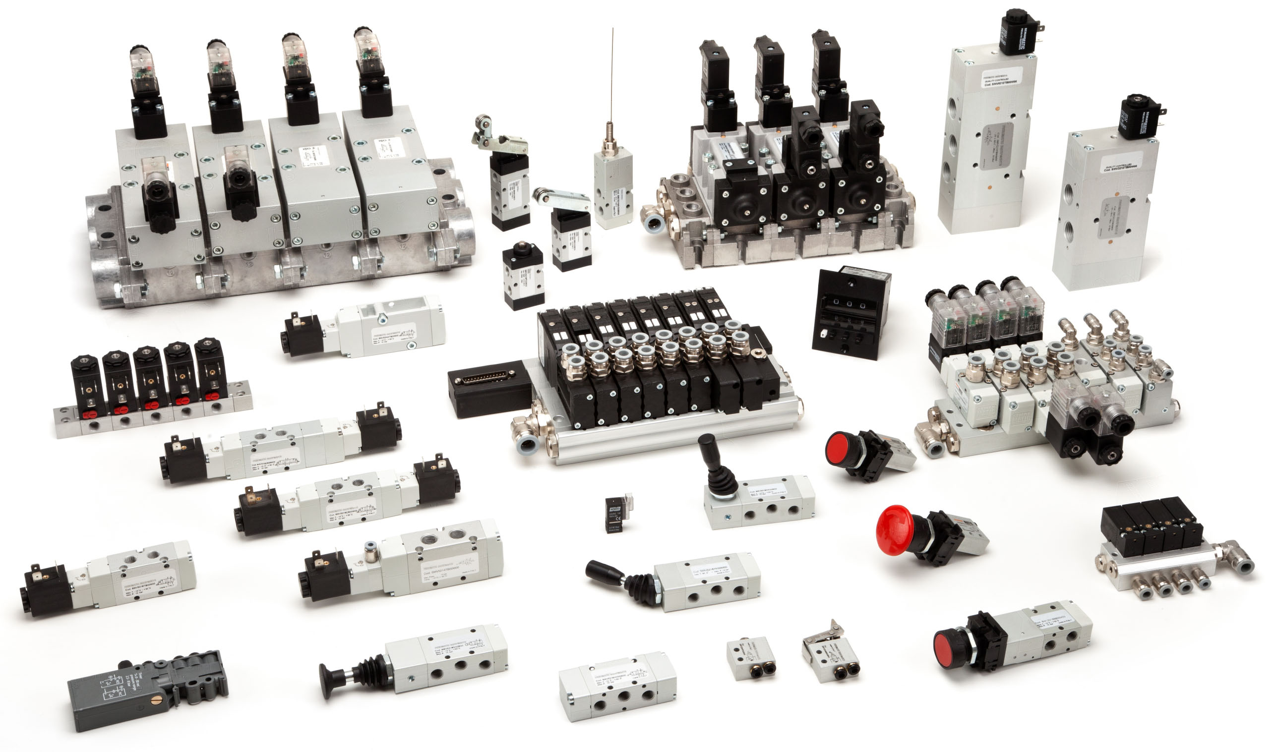 Elektrik ve Mekanik Kontrollü Pnömatik Valf Grubu