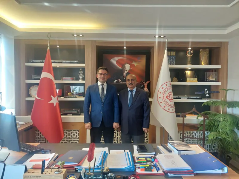 UAB UHDGM  GENEL MÜDÜRÜ SAYIN DR. ÇAĞLAR TABAK'I ZİYARET ETTİK