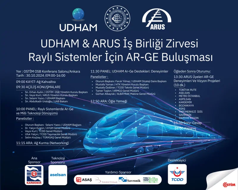 UDHAM &amp; ARUS Collaboration Summit: “R&amp;D Meeting for Rail Systems”
