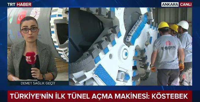 Yerli ve Milli Tünel Açma Makinesi