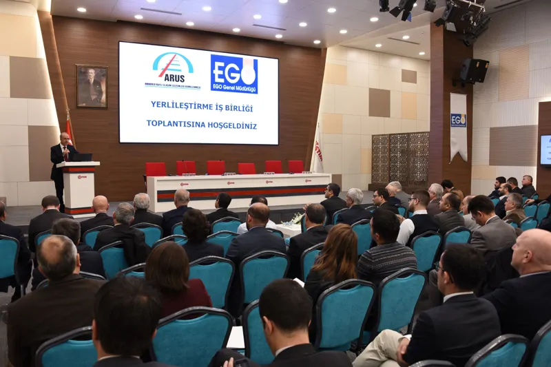 ARUS ile Ankara Büyükşehir Belediyesi EGO Genel Müdürlüğü "Yerlileştirme İş Birliği Toplantısı" gerçekleştirdi.