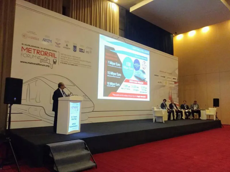 ARUS OLARAK III. ULUSLARARASI METRORAIL FORUM'DA YERİMİZİ ALDIK