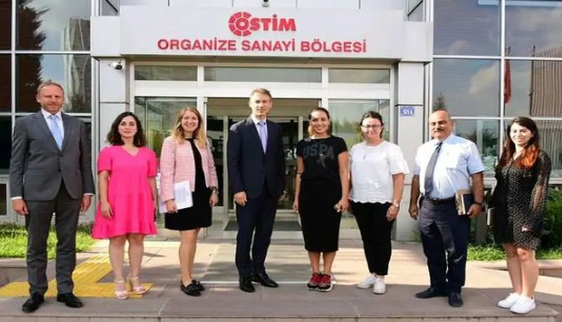 AVUSTURYA TİCARET MÜSTEŞARI SN. GERHARD LACKNER VE AVUSTURYA TİCARET ATAŞESİ SN. CHRİSTİAN MAİER OSTİM KÜMELERİNİ ZİYARET ETTİ.