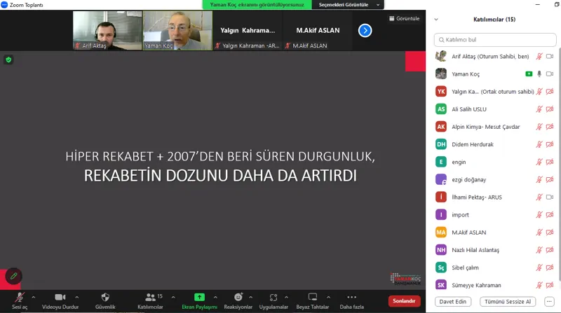 DIŞ TİCARET VE İSTİHBARAT EĞİTİMİ GERÇEKLEŞTİRİLDİ