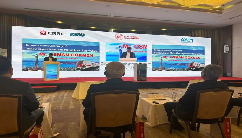 CRRC-MNG FİRMASININ ARAÇ ÜRETİMİ YERLİLEŞTİRME BAŞLANGIÇ TOPLANTISINA KATILIM SAĞLADIK