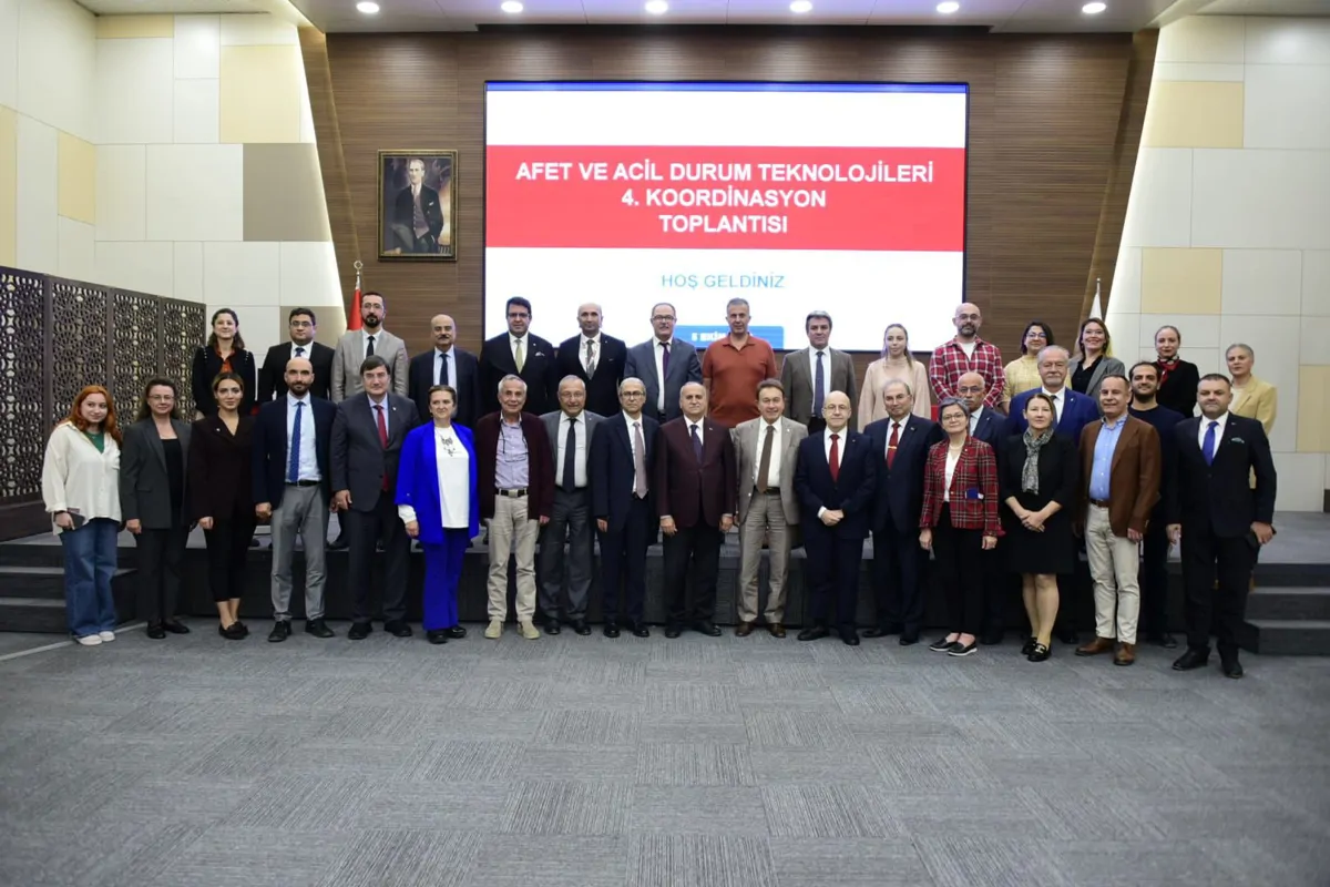 AFET VE ACİL DURUM TEKNOLOJİLERİ PLATFORMU 4. KOORDİNASYON TOPLANTISI'NA KATILIM SAĞLADIK
