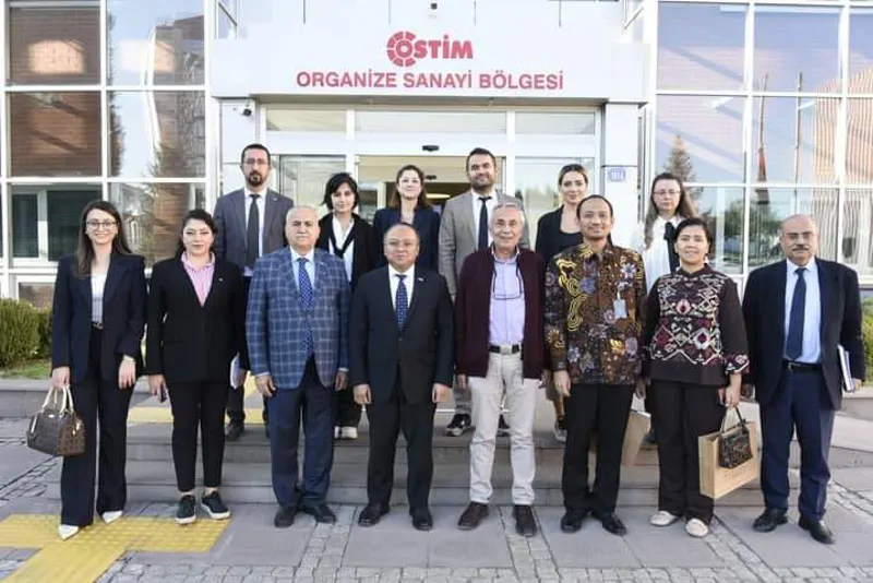 ENDONEZYA BÜYÜKELÇİSİNİ OSTİM'DE AĞIRLADIK