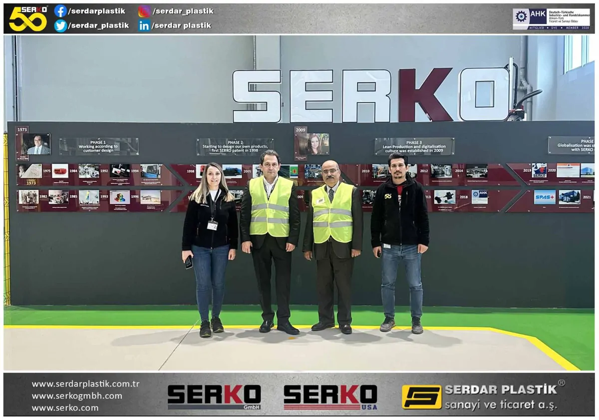 ARUS SERDAR PLASTİK FABRİKALARINI ZİYARET ETTİ