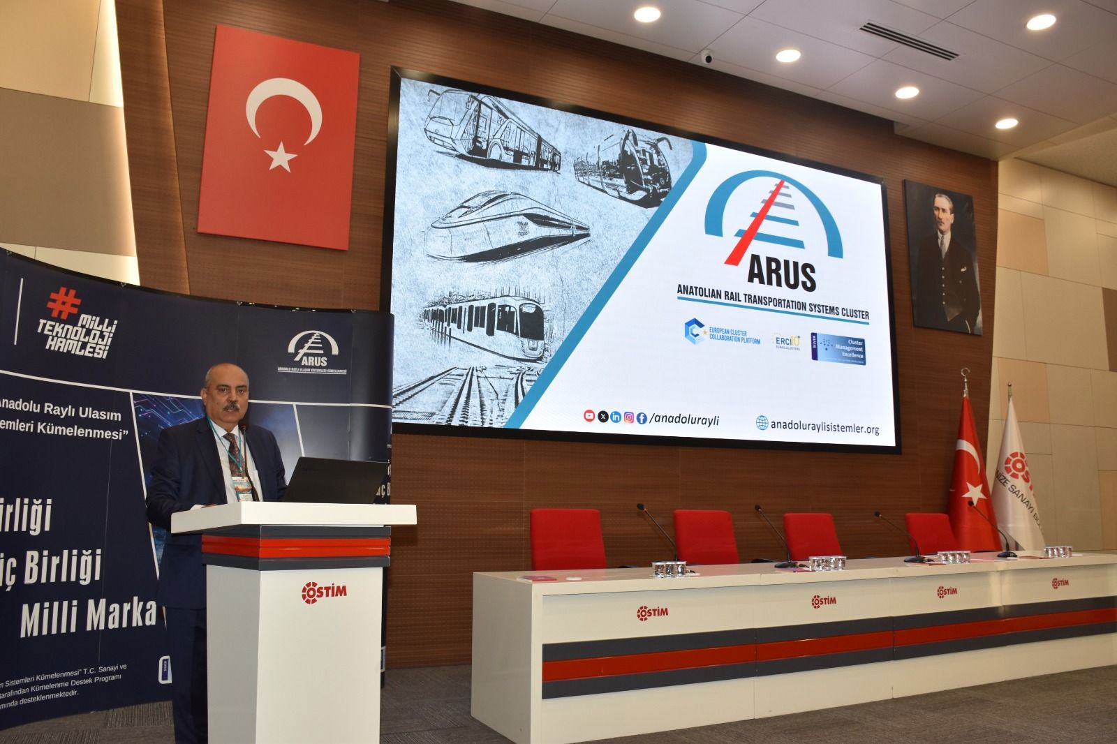 ARUS İSPANYA MAFEX RAYLI SİSTEMLER KÜMELENMESİ İLE OSTİMDE İŞBİRLİĞİ TOPLANTISI GERÇEKLEŞTİRDİ