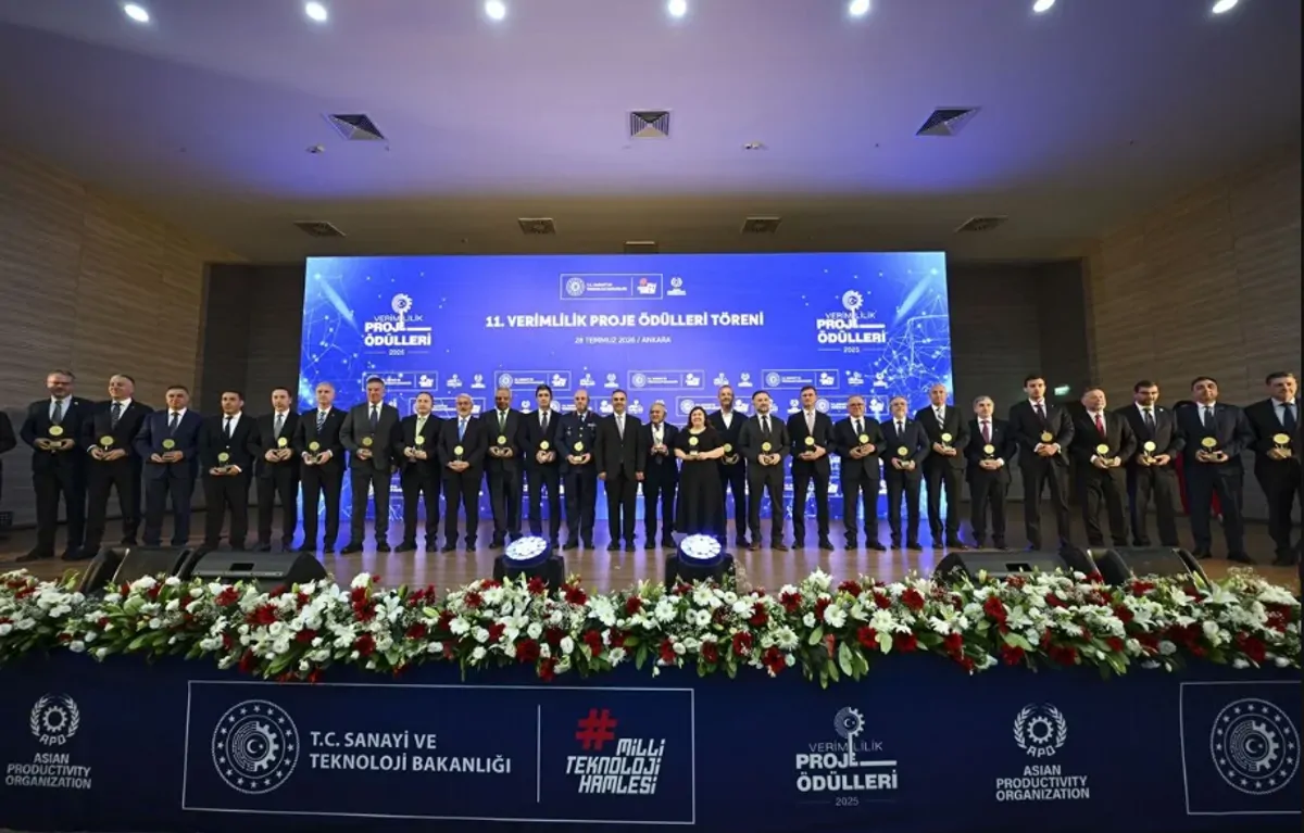 SANAYİ VE TEKNOLOJİ BAKANLIĞI 11. VERİMLİLİK PROJE ÖDÜL TÖRENİNE KATILDIK