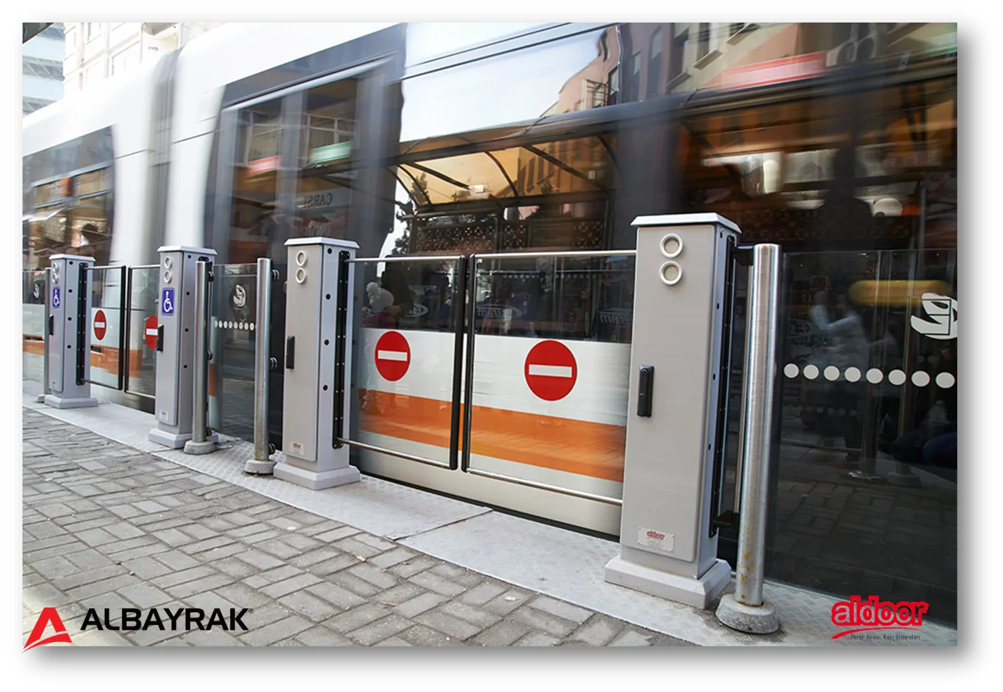 ALPSD-500 Yarım Boy Peron Ayırıcı Kapı Sistemi